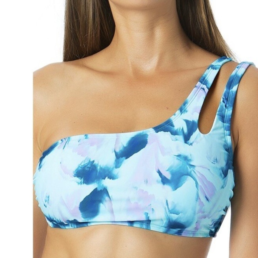 Sandflower Dokotoo Ladies High Neck Halter Swimsuit Top New with Tags Small 4-6